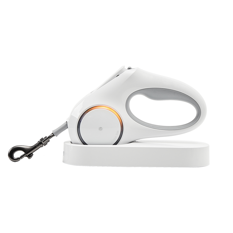 Ledli Köpek Tasması 3Mt Beyaz