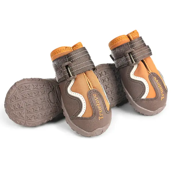 Kahverengi Köpek Ayakkabısı Suya Dayanıklı, Nefes Alabilen - True Love