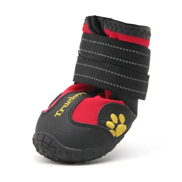 Kırmızı Köpek Ayakkabısı Suya Dayanıklı, Nefes Alabilen -True Love