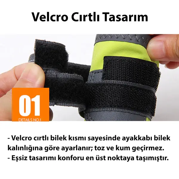 Turuncu Köpek Ayakkabısı Suya Dayanıklı, Nefes Alabilen -True Love