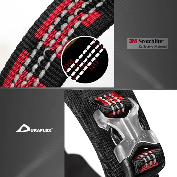 Cordura Kumaşlı, Suya Dayanıklı Asker Yeşili Göğüs Tasması-True Love