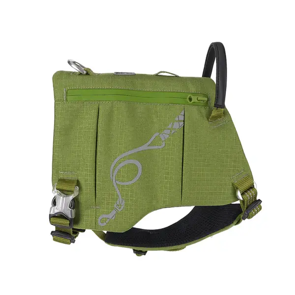 Cordura Kumaşlı, Cepli Yeşil Göğüs Tasması