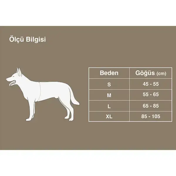 Cordura Kumaşlı, Cepli Siyah Göğüs Tasması