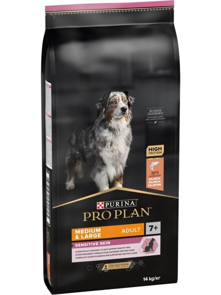 PRO PLAN KÖPEK SOMONLU HASSAS YAŞLI KURU MAMASI 14 Kg (PRO PLAN KÖPEK ADULT MEDIUM SENSITIVE SOMON 14 Kg)