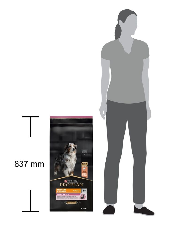 PRO PLAN KÖPEK SOMONLU HASSAS YAŞLI KURU MAMASI 14 Kg (PRO PLAN KÖPEK ADULT MEDIUM SENSITIVE SOMON 14 Kg)
