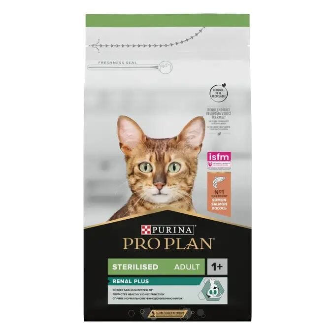 PRO PLAN KEDİ STERİLİSED SOMON 10 Kg (KISIRLAŞTIRILMIŞ YETİŞKİN KEDİ MAMASI)