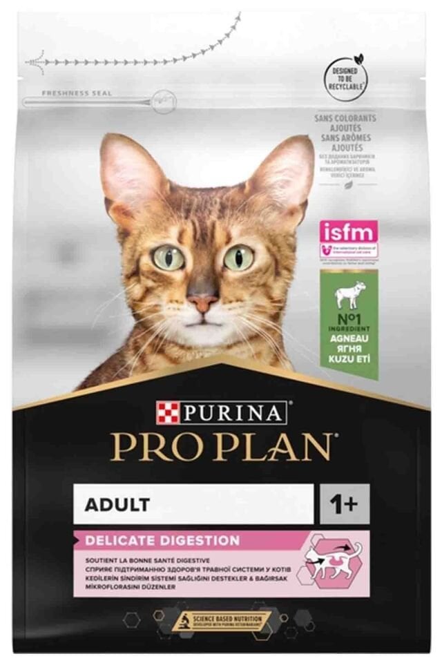 PRO PLAN KEDİ DELICATE LAMB 3 KG ( YETİŞKİN KEDİ MAMASI KUZU ETLİ NARİN 3 KG)