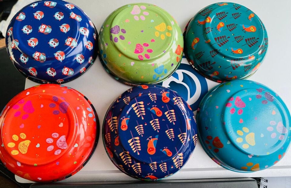 HAYVAN FİGÜRLÜ METAL 6'LI KASE